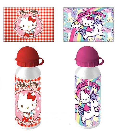 Borraccia Hello Kitty In Alluminio 500 ml